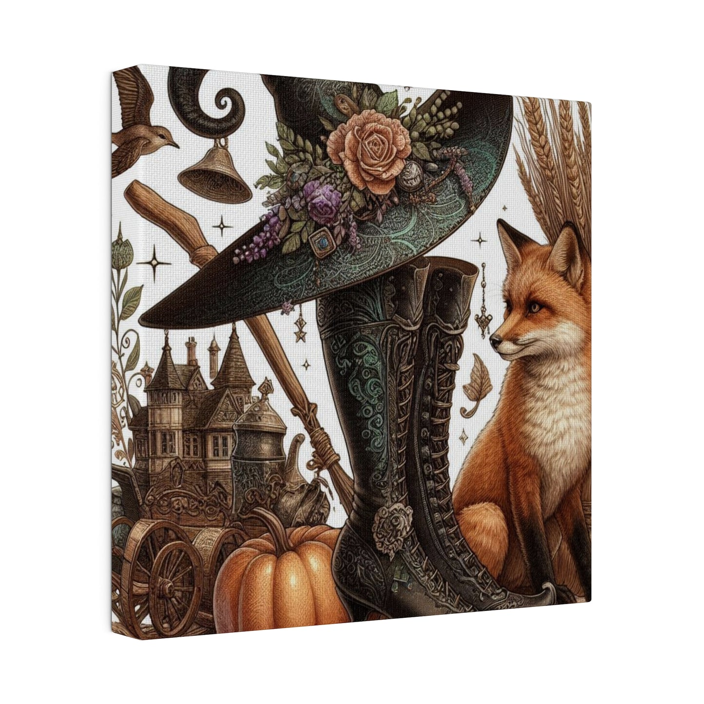 Witch Hat Canvas, Matte Stretched, 0.75"