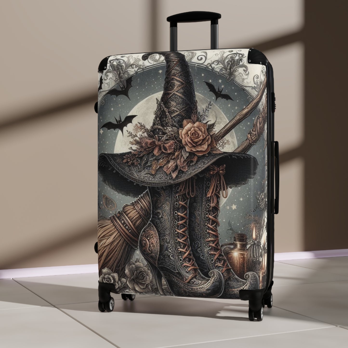 Witch Hat & Boots Suitcase