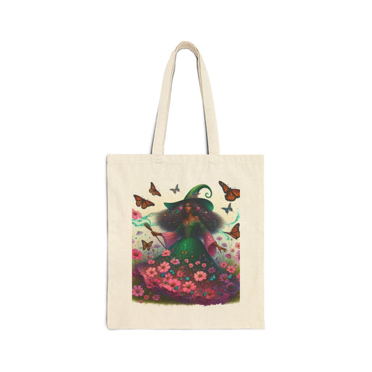 Witch Tote Bag - Cotton Canvas