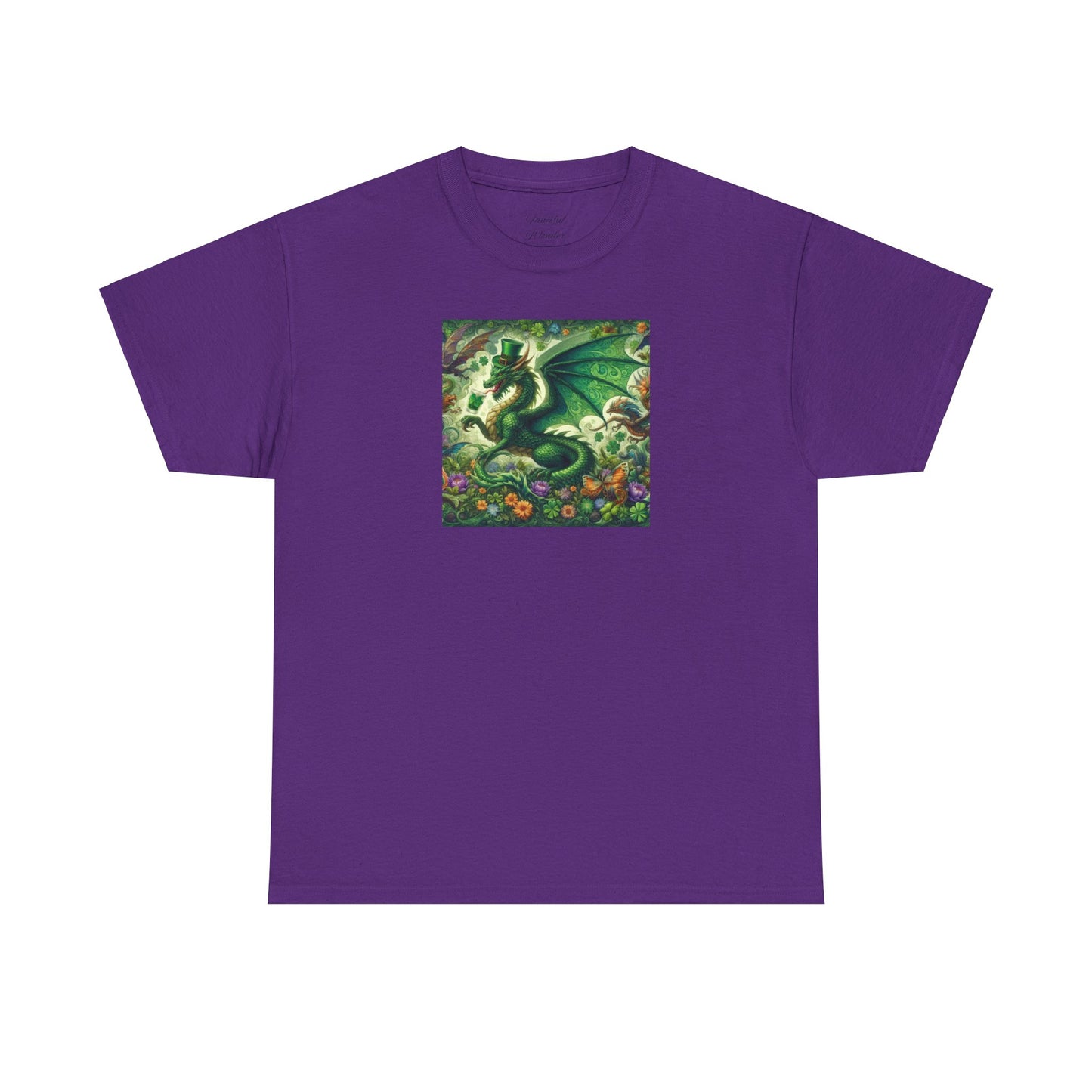 Dragon St. Patrick"s Day Unisex Heavy Cotton Tee - Gildan 100% Cotton