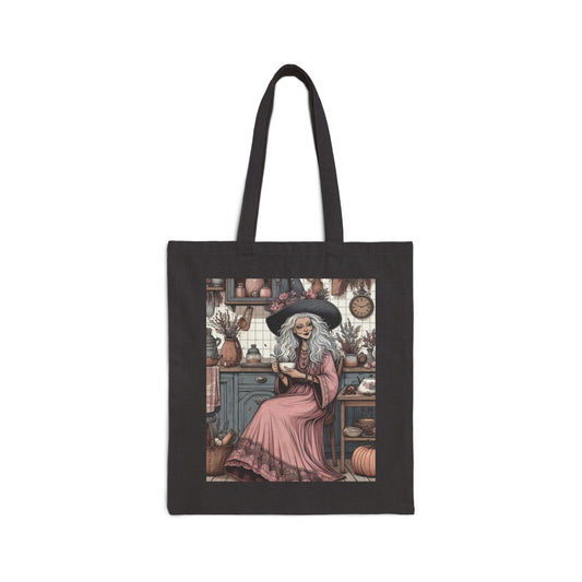 Witch Tote Bag - Cotton Canvas