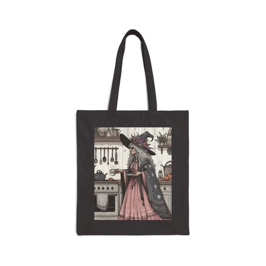 Witch Tote Bag - Cotton Canvas