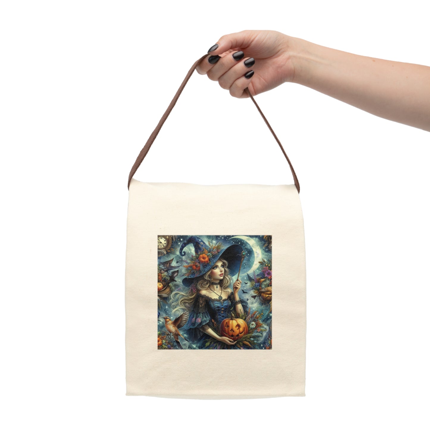 Witch Canvas Lunch Bag