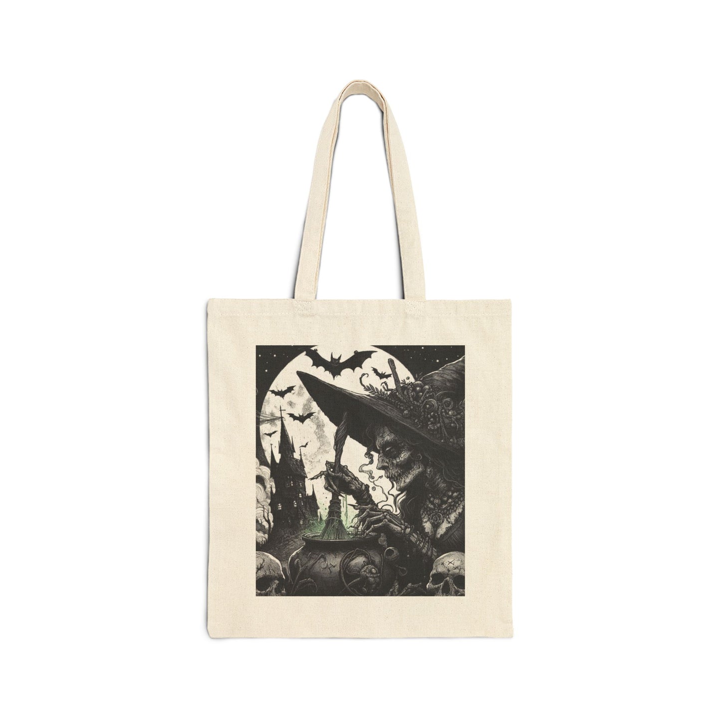 Witch Tote Bag - Cotton Canvas