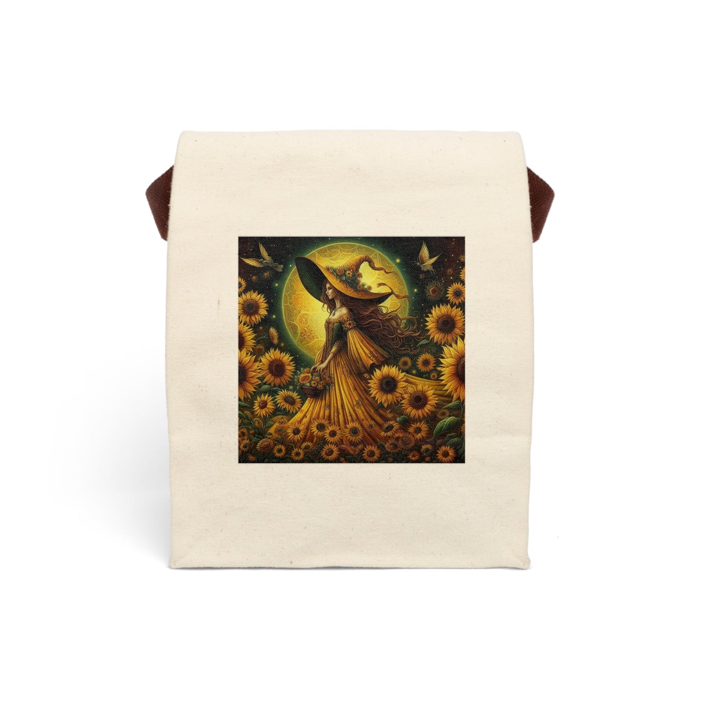 Witch Canvas Lunch Bag