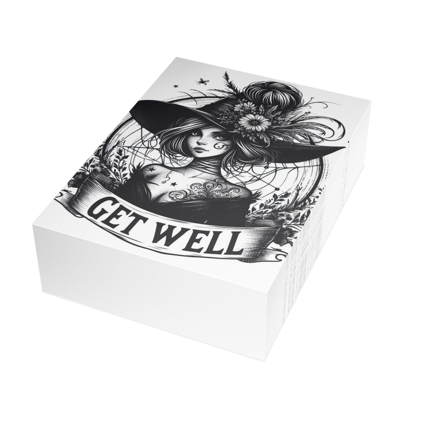 Get Well Witch Postcard Bundles