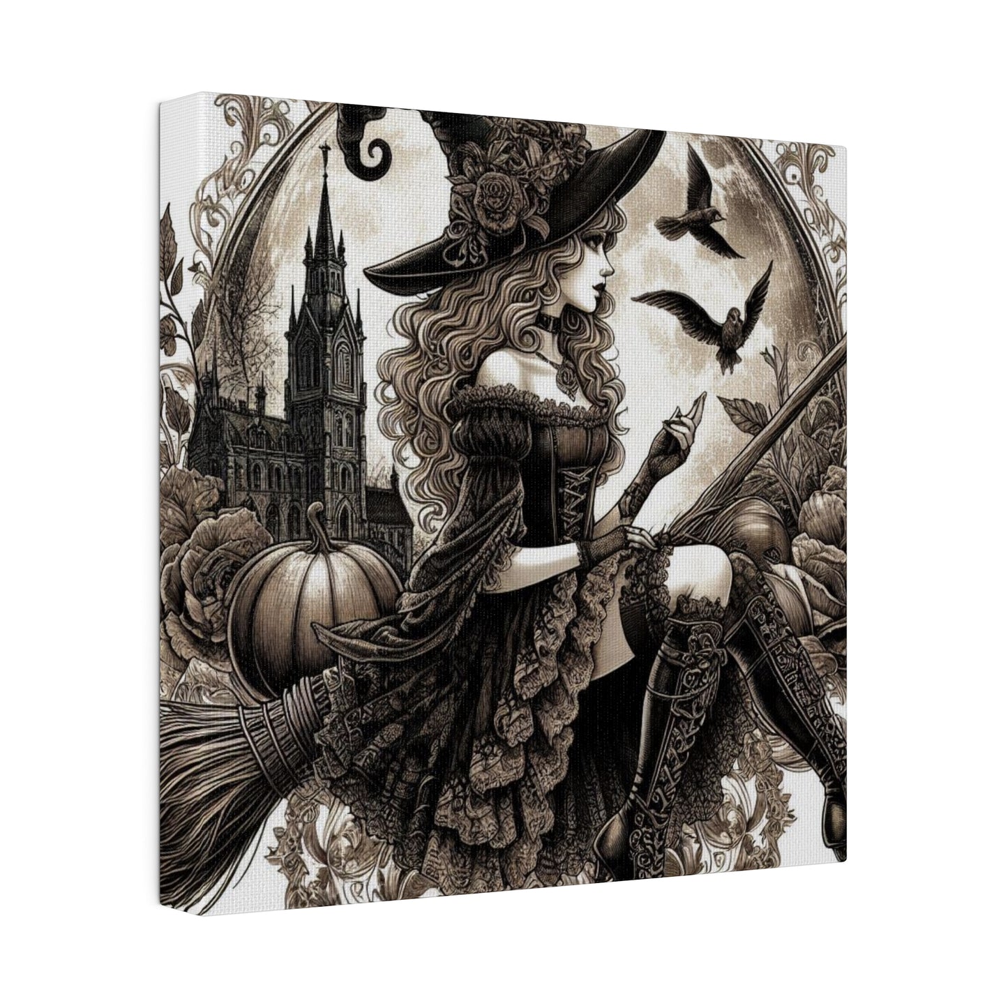 Witch Canvas, Matte Stretched, 0.75"