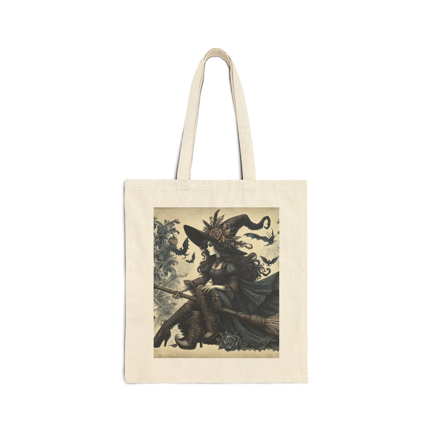 Witch Tote Bag - Cotton Canvas