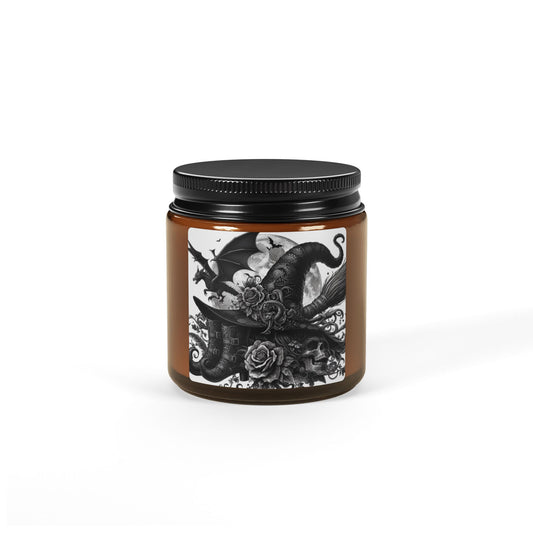 Witch Hat Soy Candle - (Amber Jar) 4 oz.