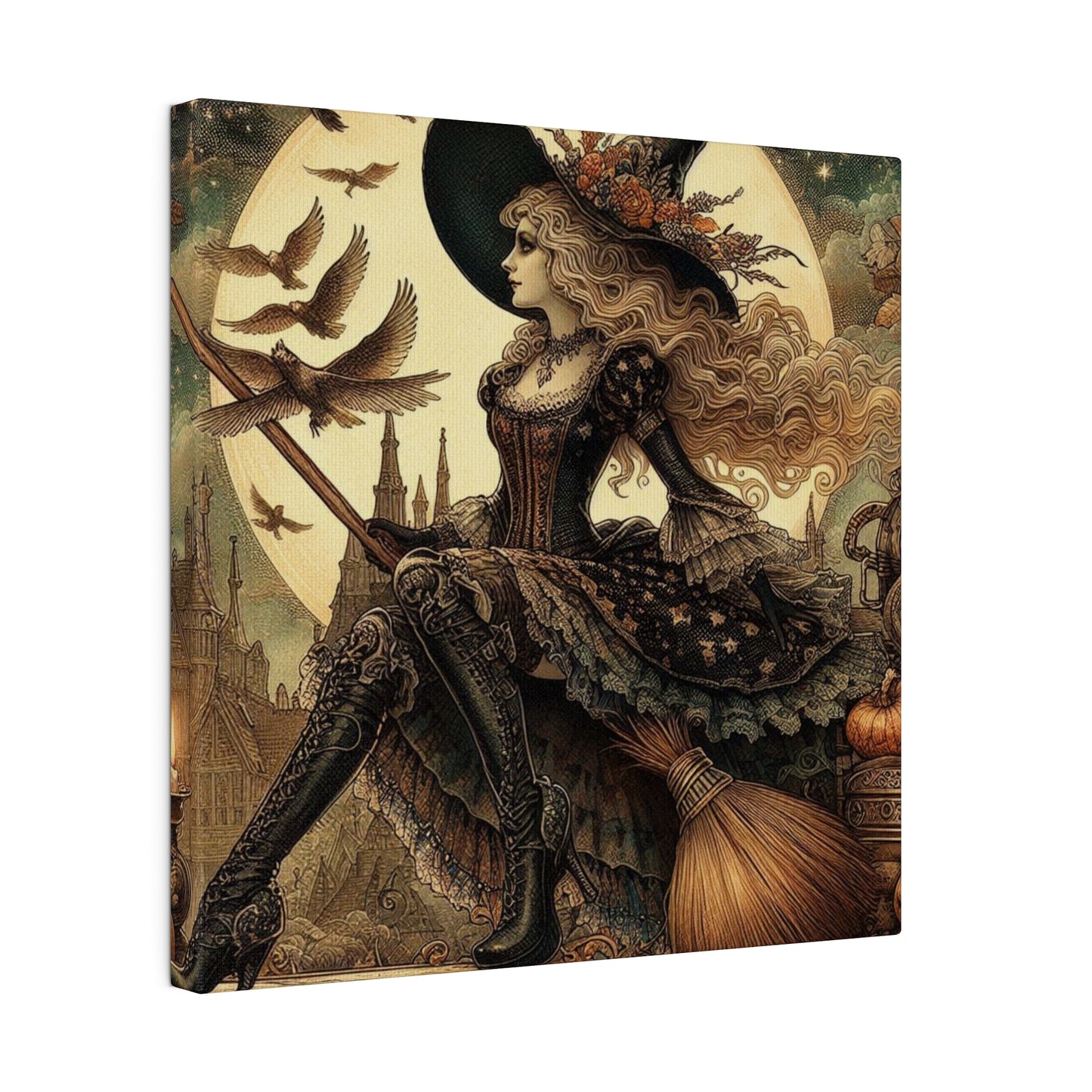 Witch Canvas, Matte Stretched, 0.75"