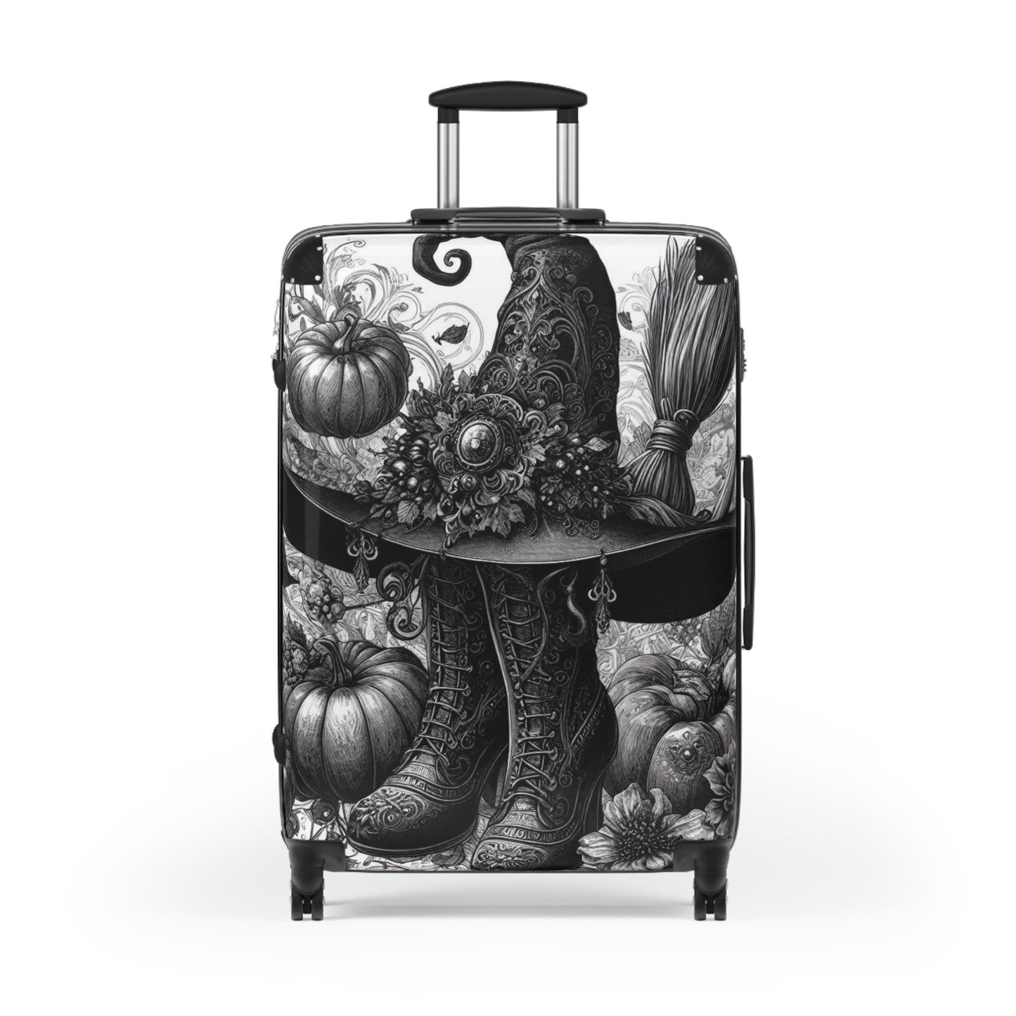 Witch Hat & Boots Traveling Suitcase