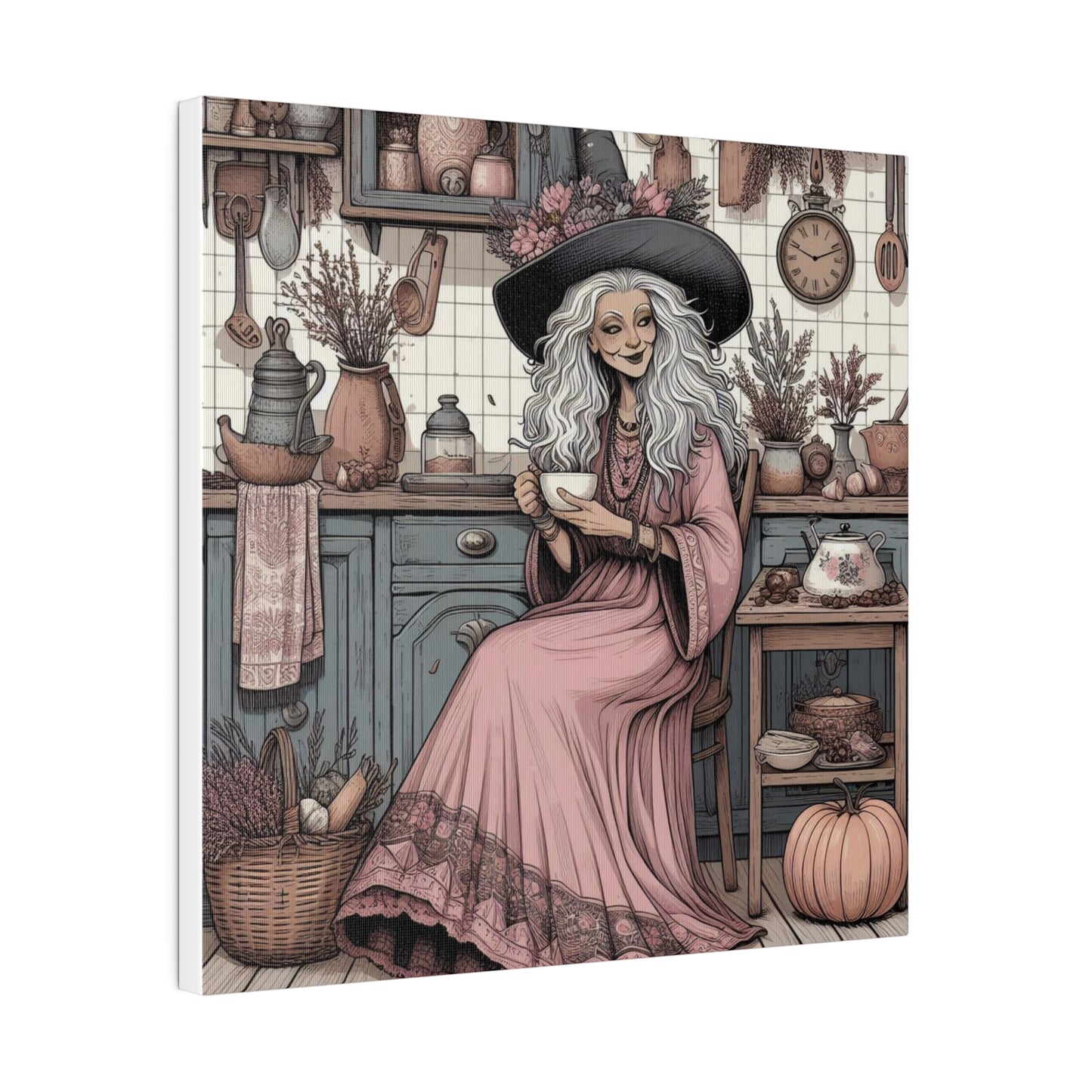 Witch Canvas, Matte Stretched, 0.75"