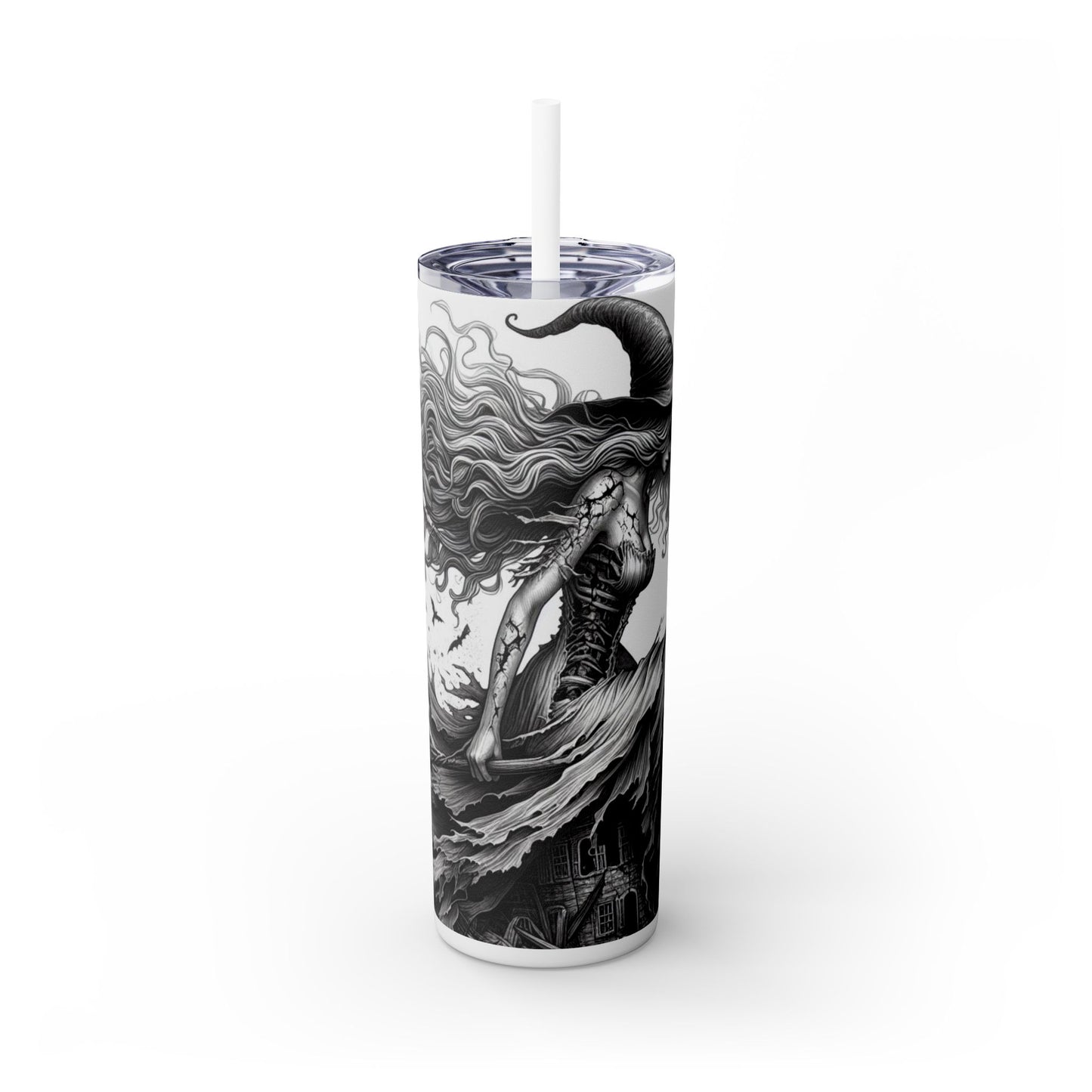 Witch Tumbler with Straw, 20oz