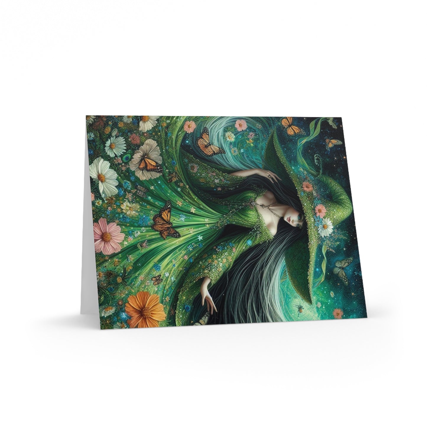 Witch Greeting Cards (8 pc, 16 pc, and 24 pc) Envelopes Included