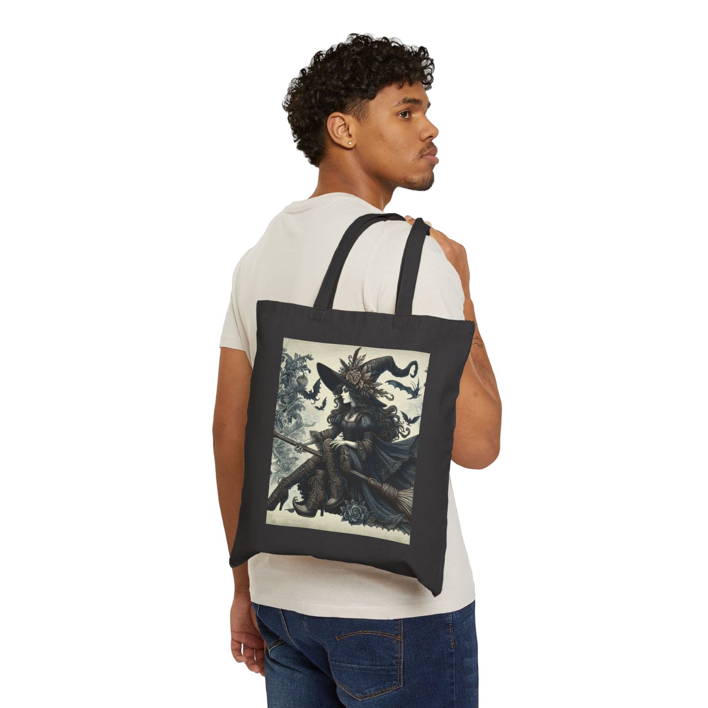 Witch Tote Bag - Cotton Canvas