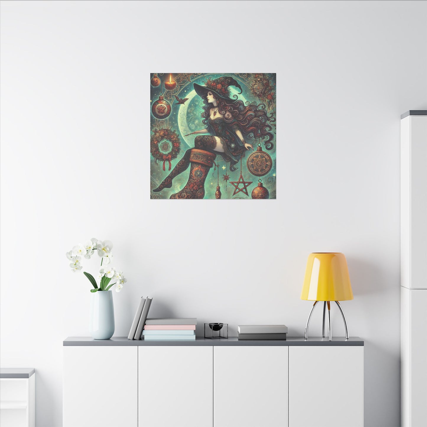 Canvas Wall Art - Witch Design