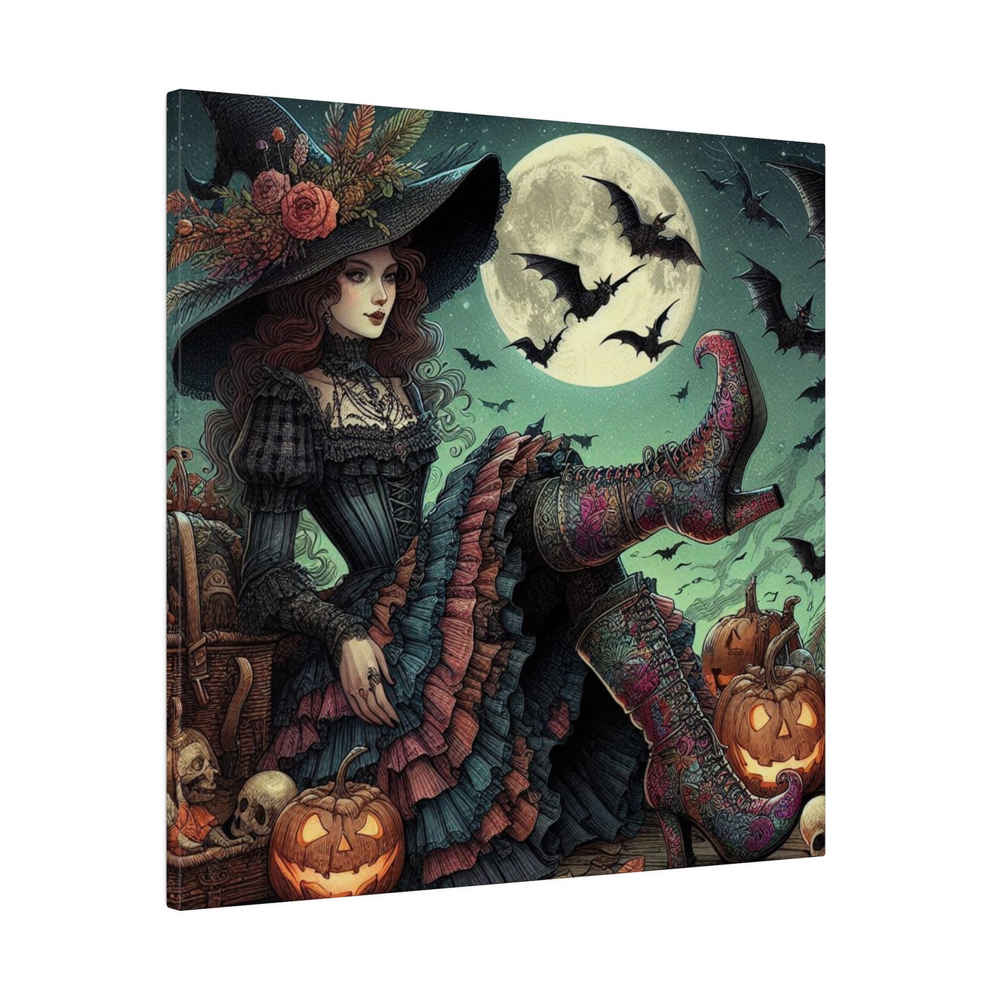 Witch Canvas, Matte Stretched, 0.75"