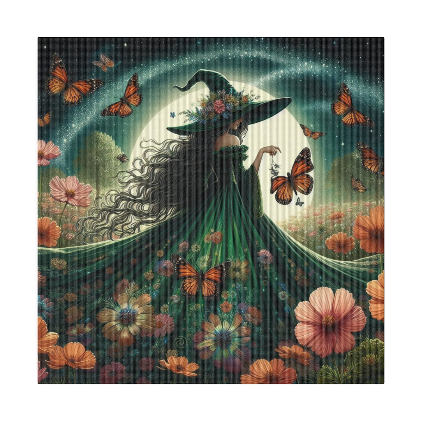 Witch Canvas, Matte Stretched, 0.75"