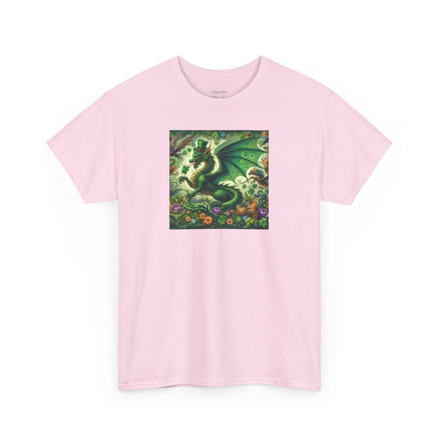 Dragon St. Patrick"s Day Unisex Heavy Cotton Tee - Gildan 100% Cotton