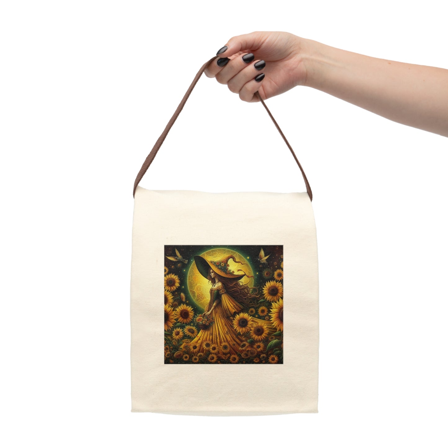 Witch Canvas Lunch Bag