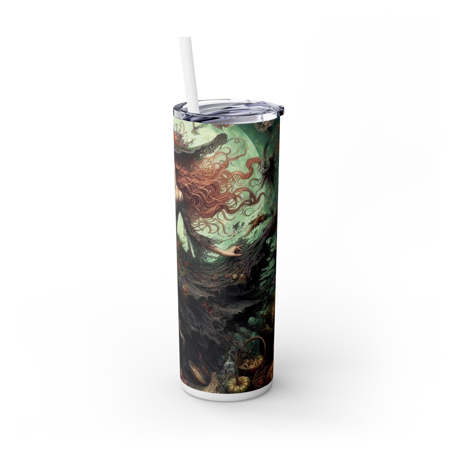 Witch Tumbler with Straw, 20oz