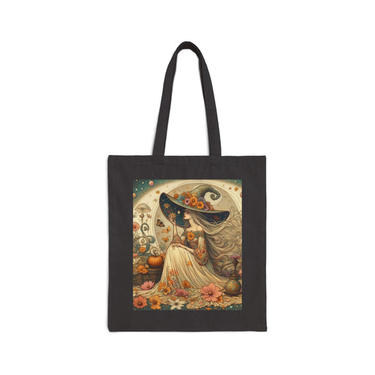 Witch Tote Bag - Cotton Canvas