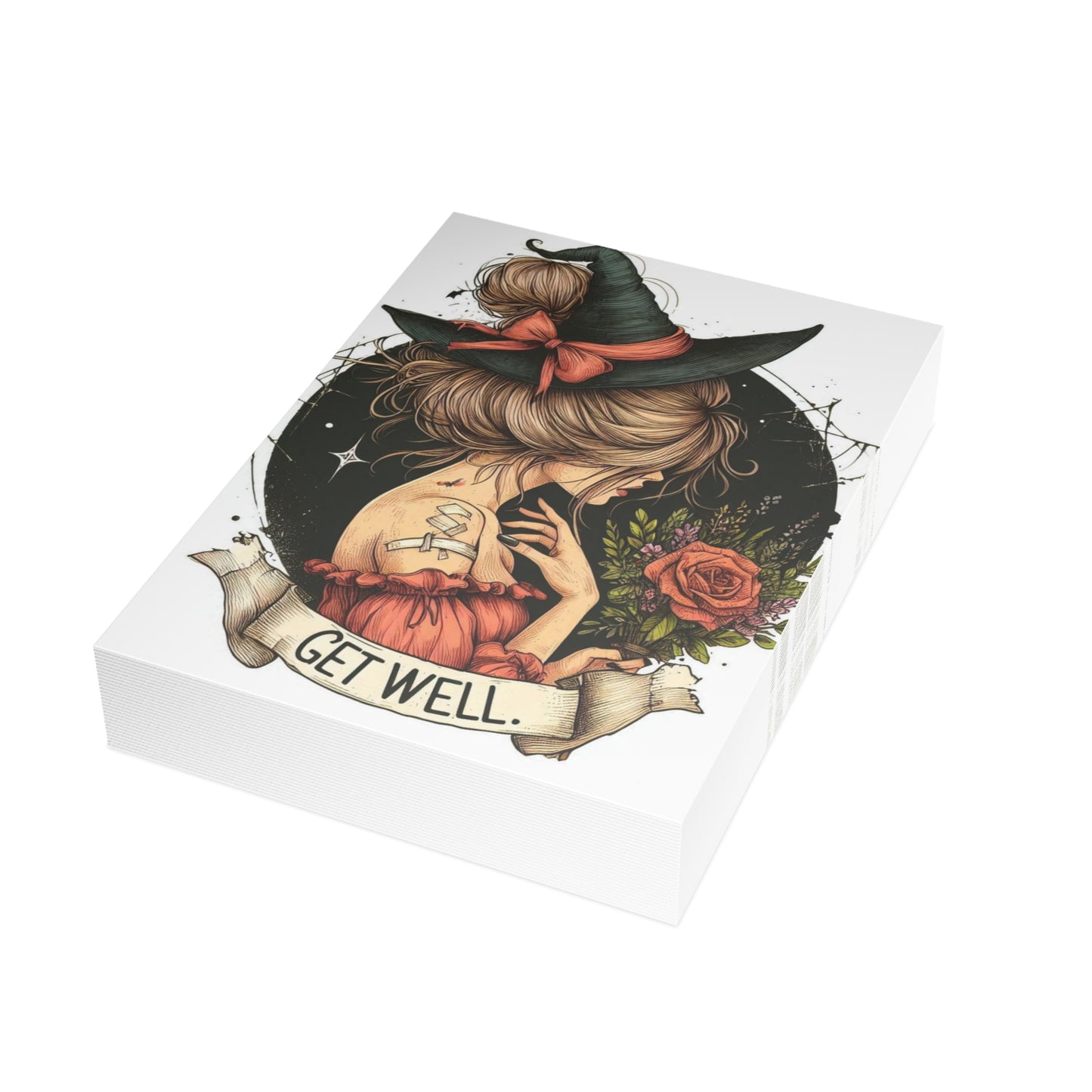 Get Well Witch Postcard Bundles