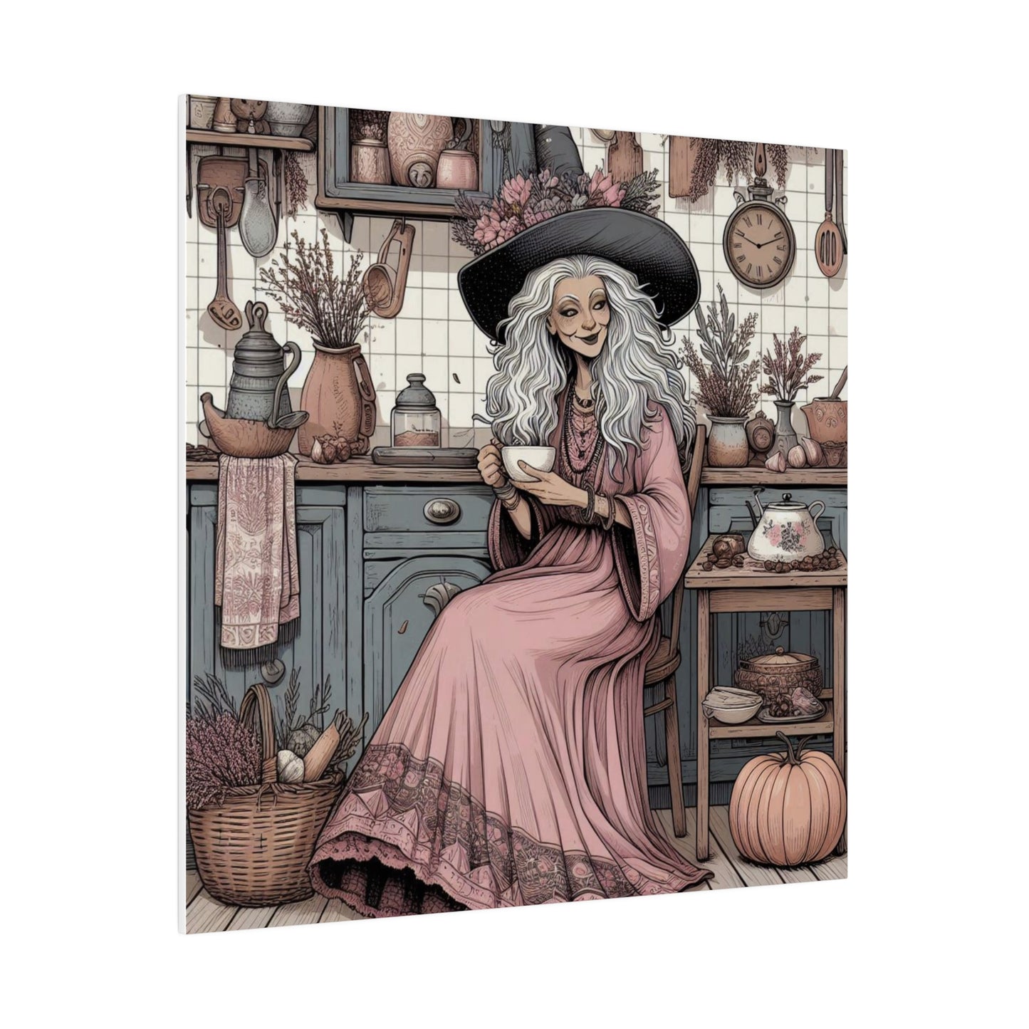 Witch Canvas, Matte Stretched, 0.75"