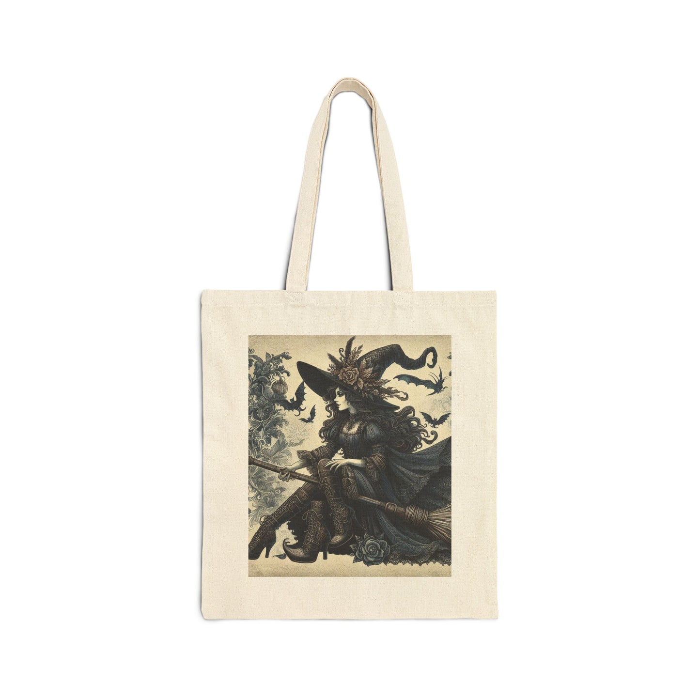 Witch Tote Bag - Cotton Canvas