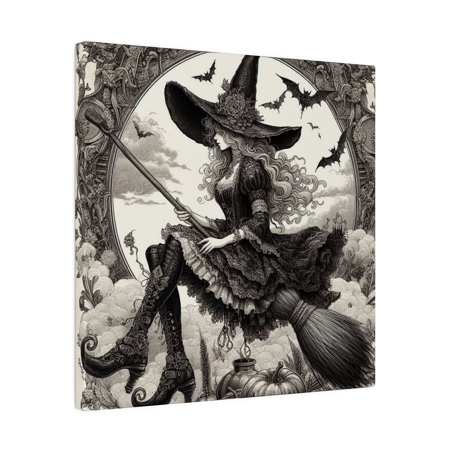 Witch Canvas, Matte Stretched, 0.75"