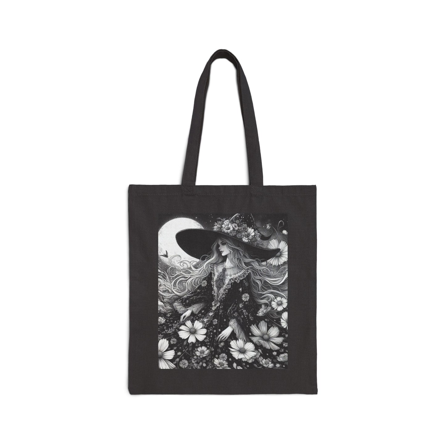 Witch Tote Bag - Cotton Canvas