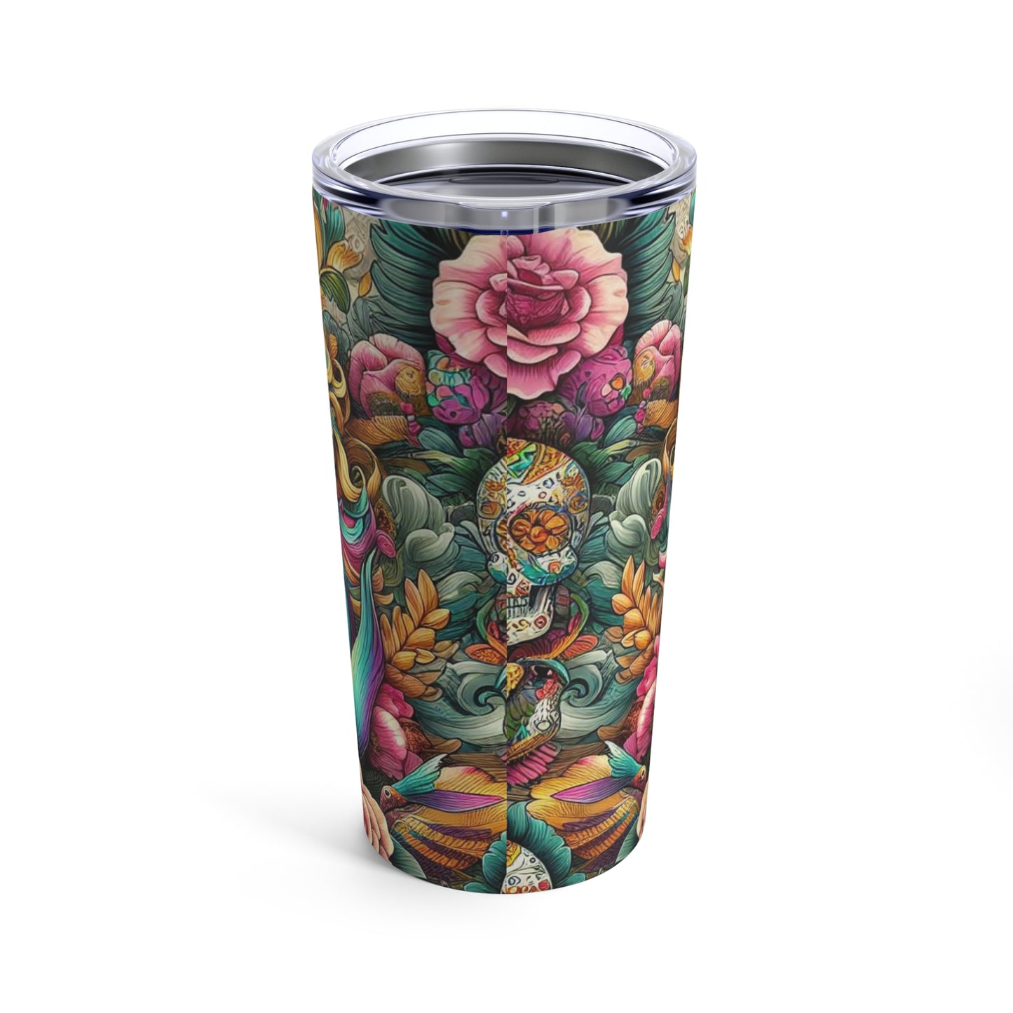 Mermaid Sugar Skull Tumbler 20oz