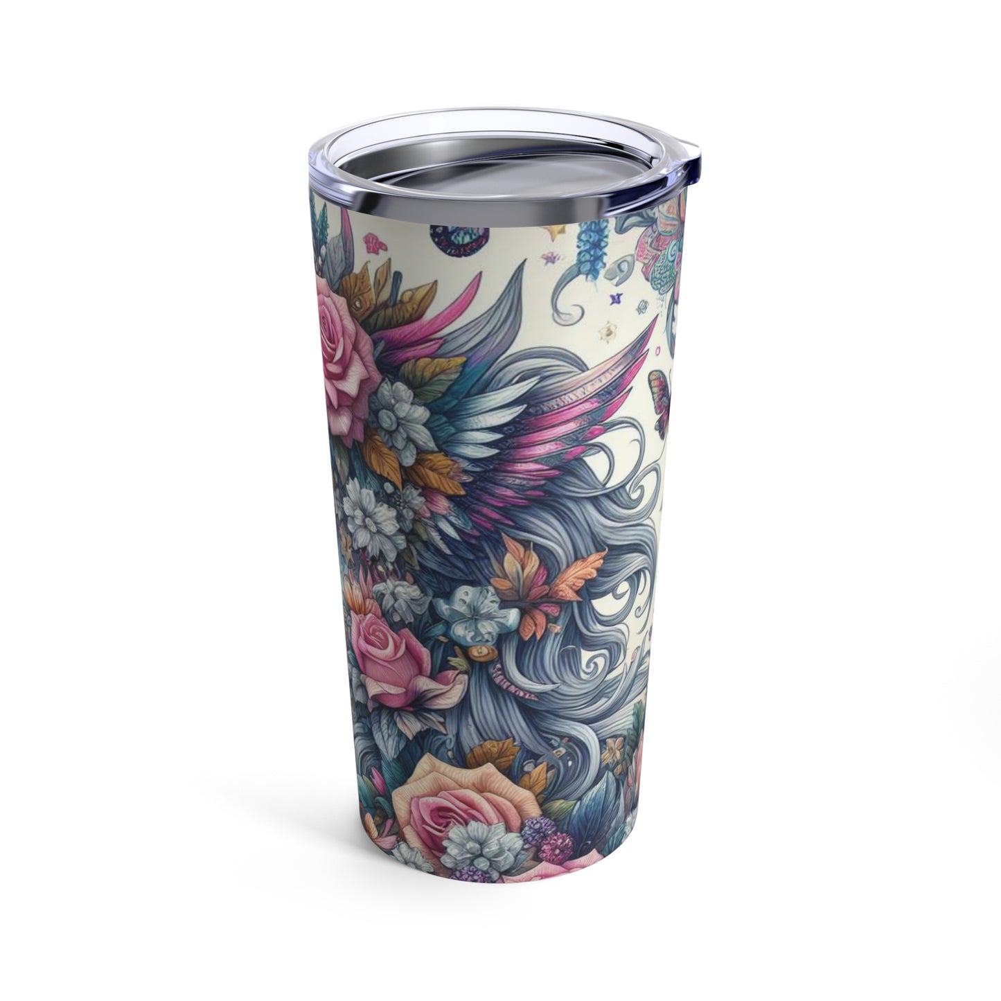 Unicorn Sugar Skull Tumbler 20oz