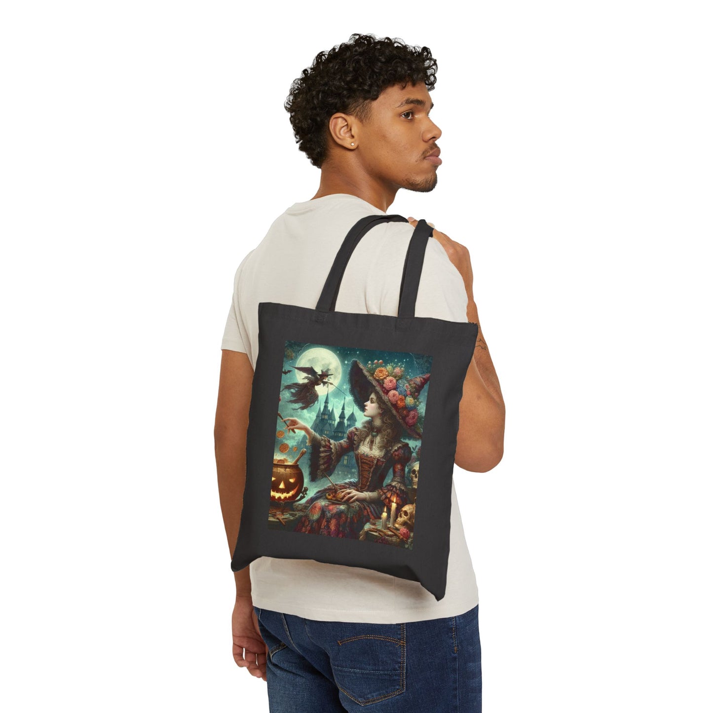 Witch Tote Bag - Cotton Canvas