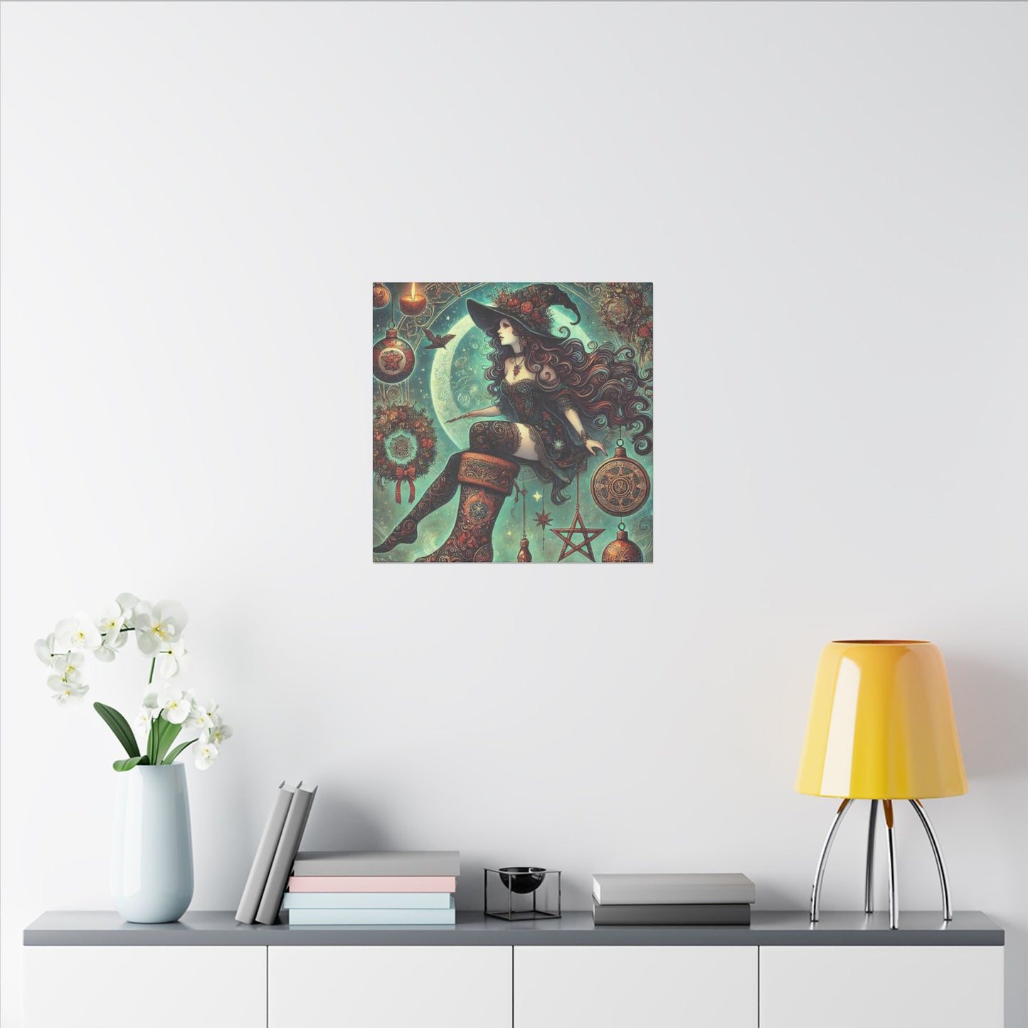 Canvas Wall Art - Witch Design