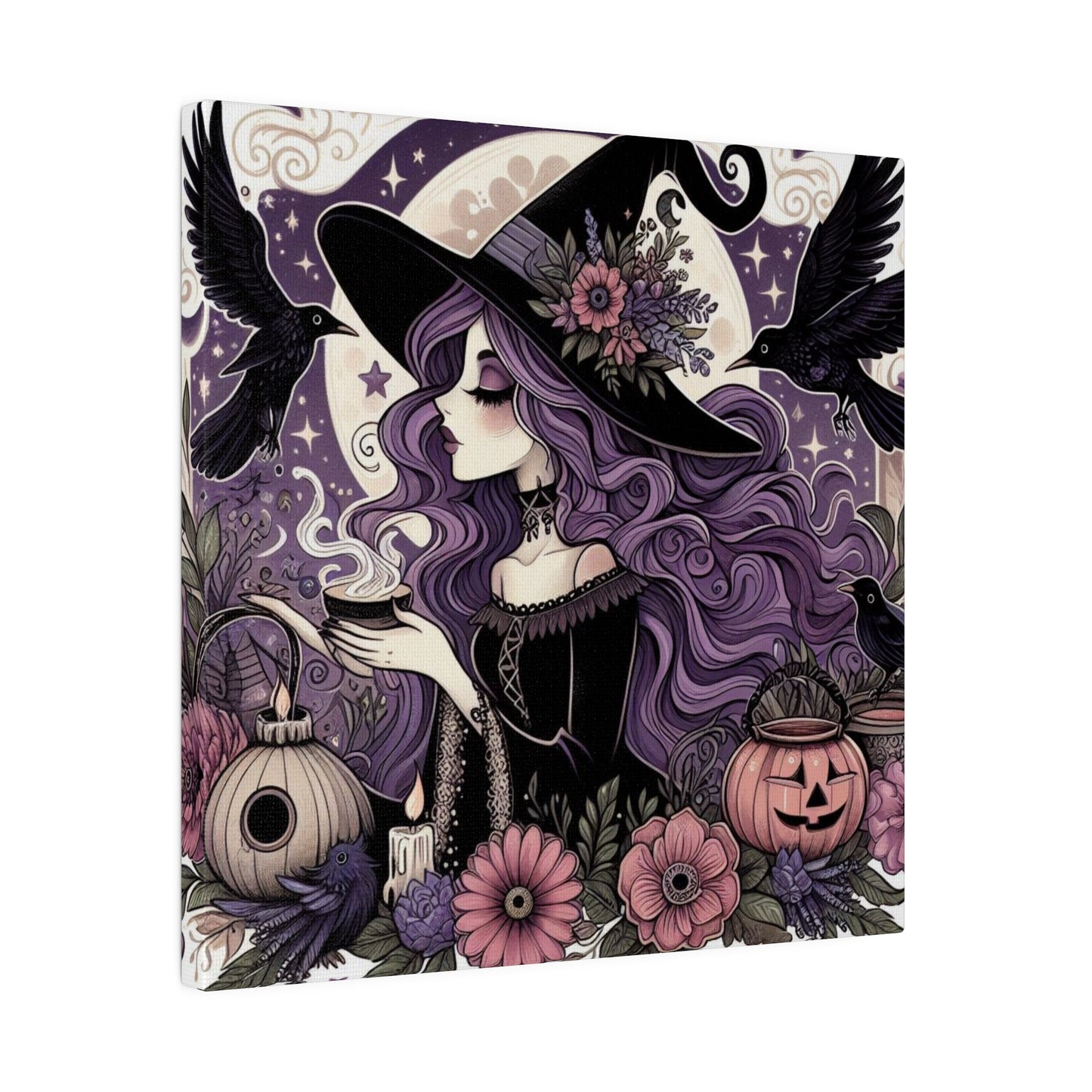 Witch Canvas, Matte Stretched, 0.75"