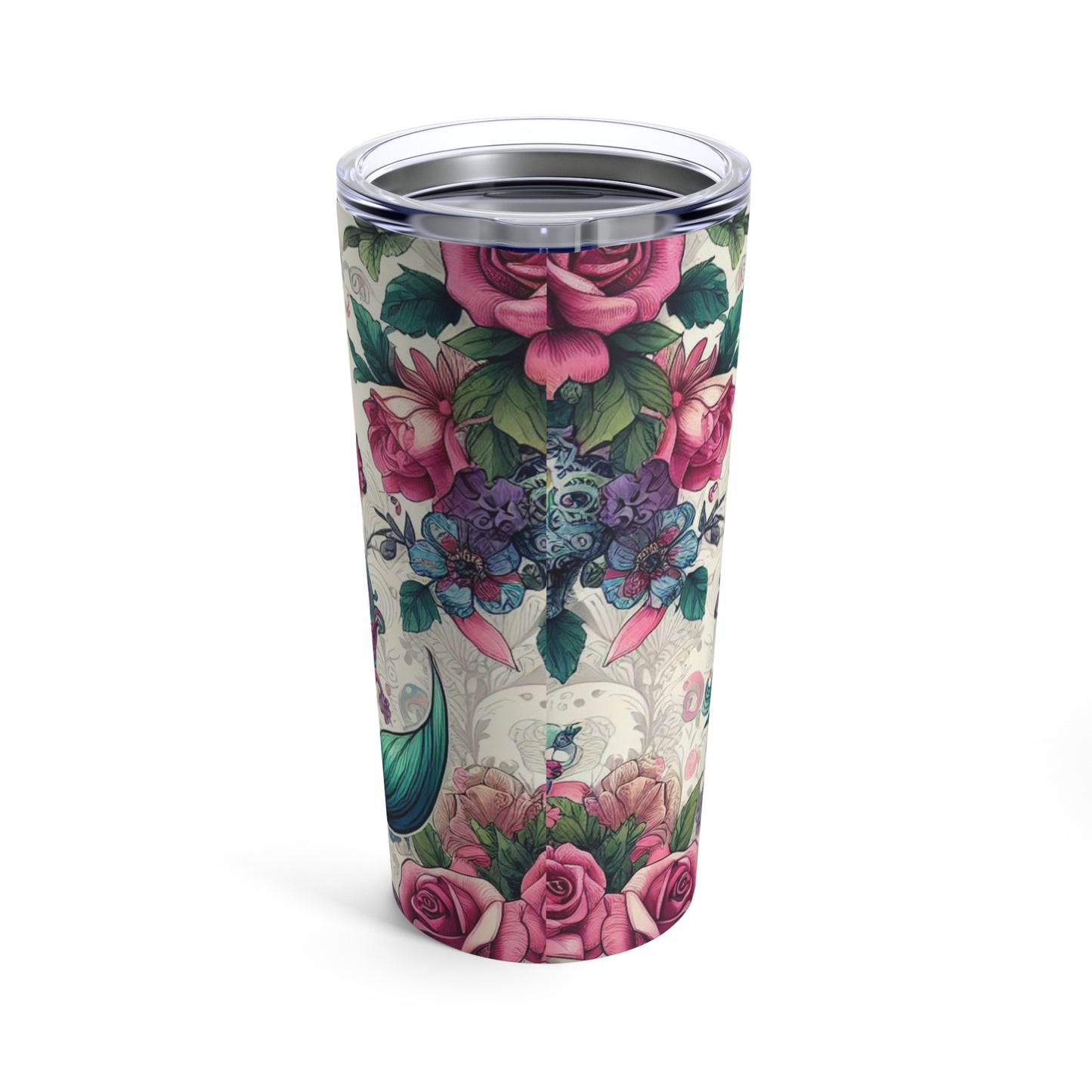 Mermaid Sugar Skull Tumbler 20oz