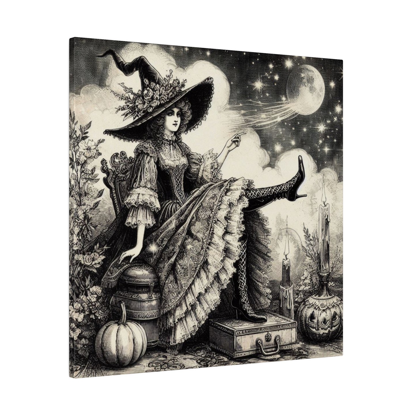 Witch Canvas, Matte Stretched, 0.75"