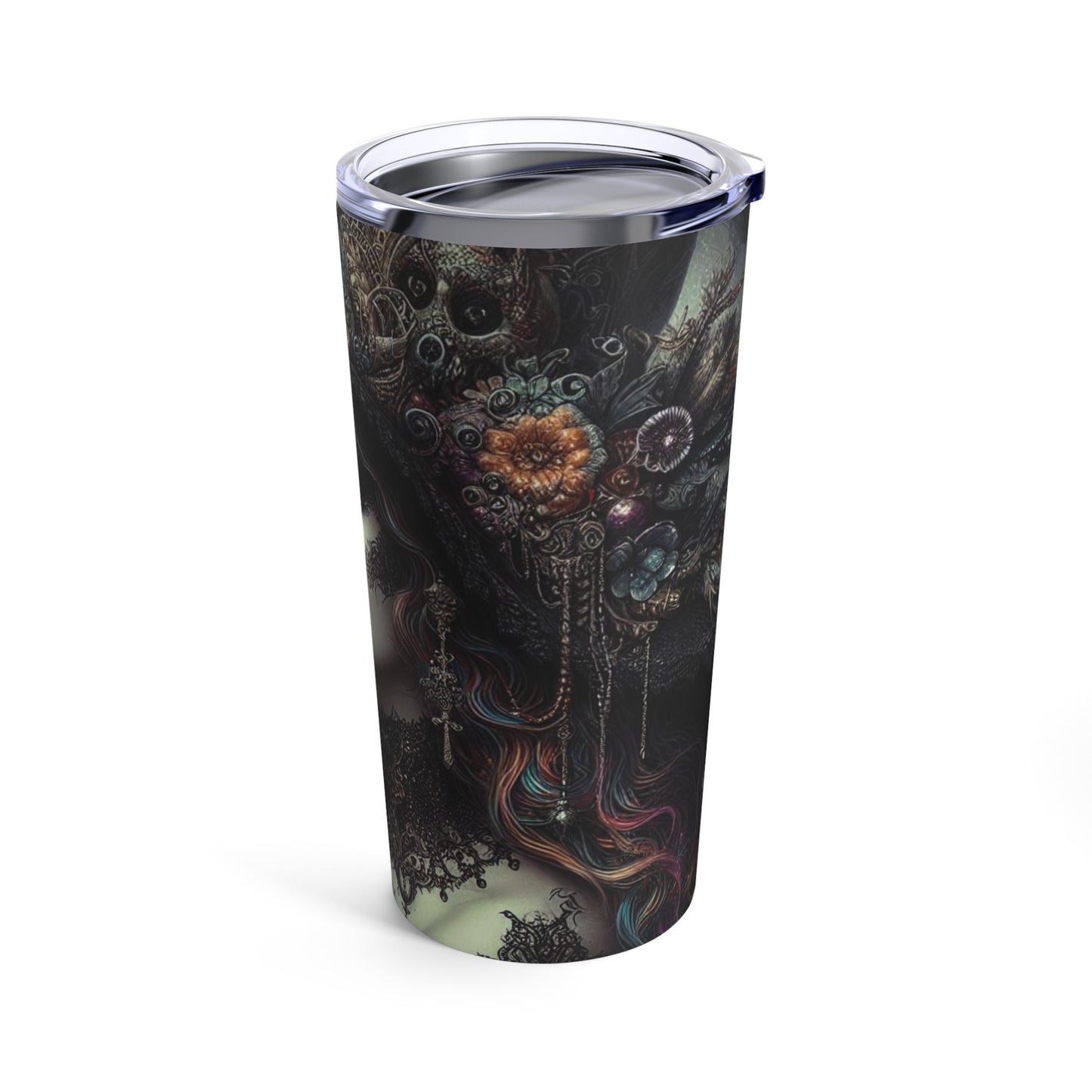 Witch and Black Cat Halloween Tumbler 20oz