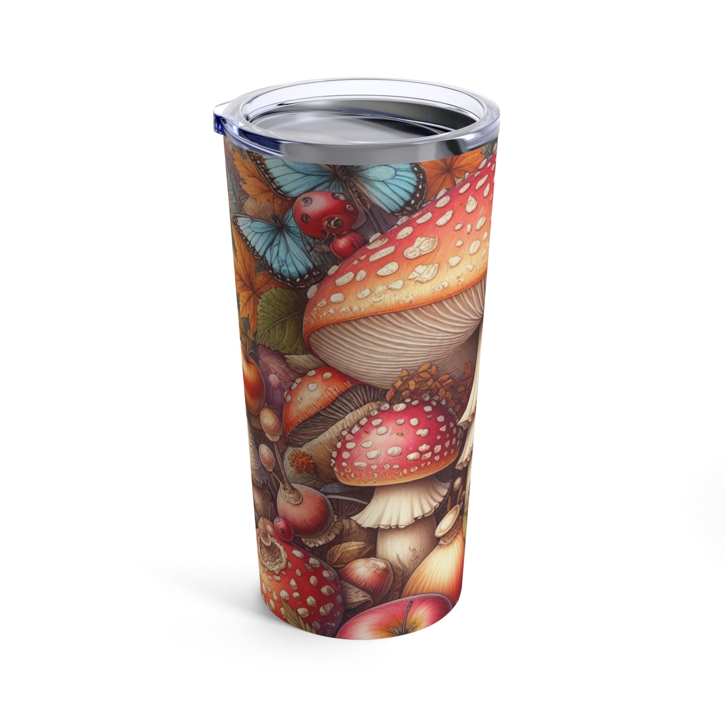 Amanita Muscaria & Butterfly Tumbler 20oz