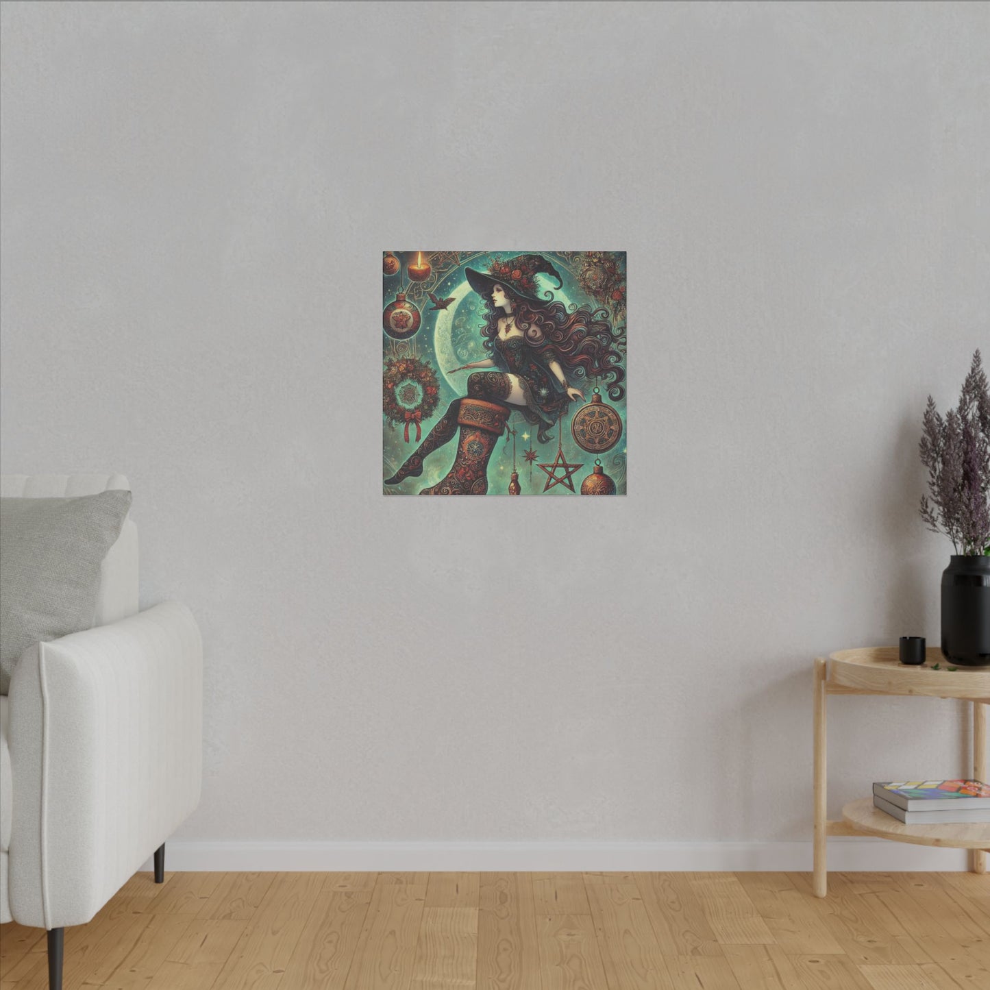 Canvas Wall Art - Witch Design