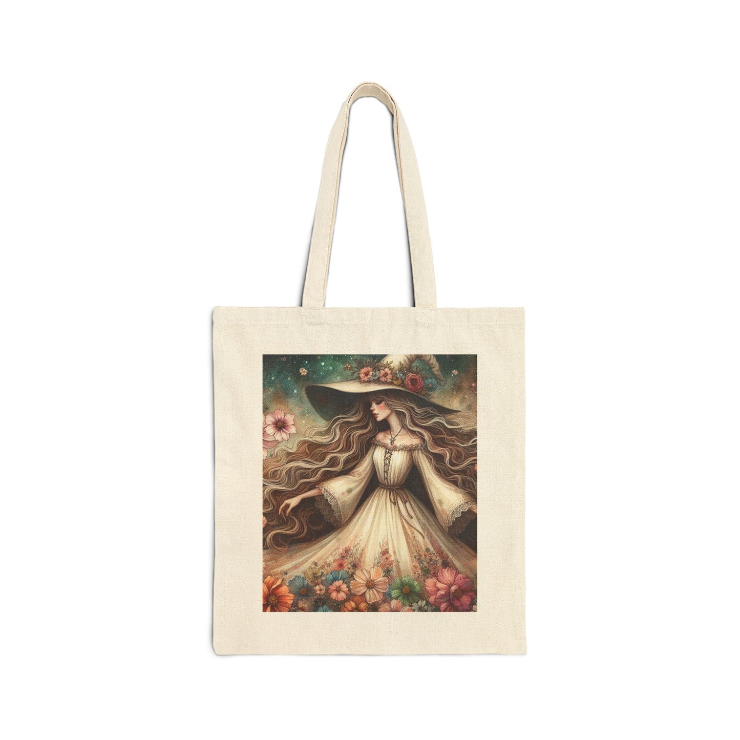 Witch Tote Bag - Cotton Canvas