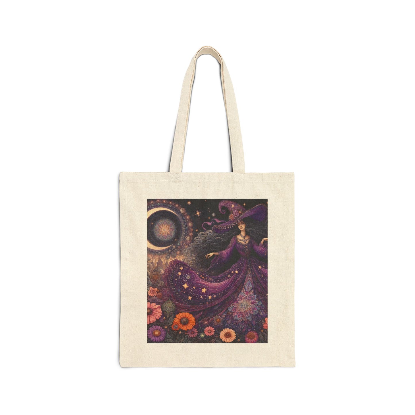 Witch Tote Bag - Cotton Canvas