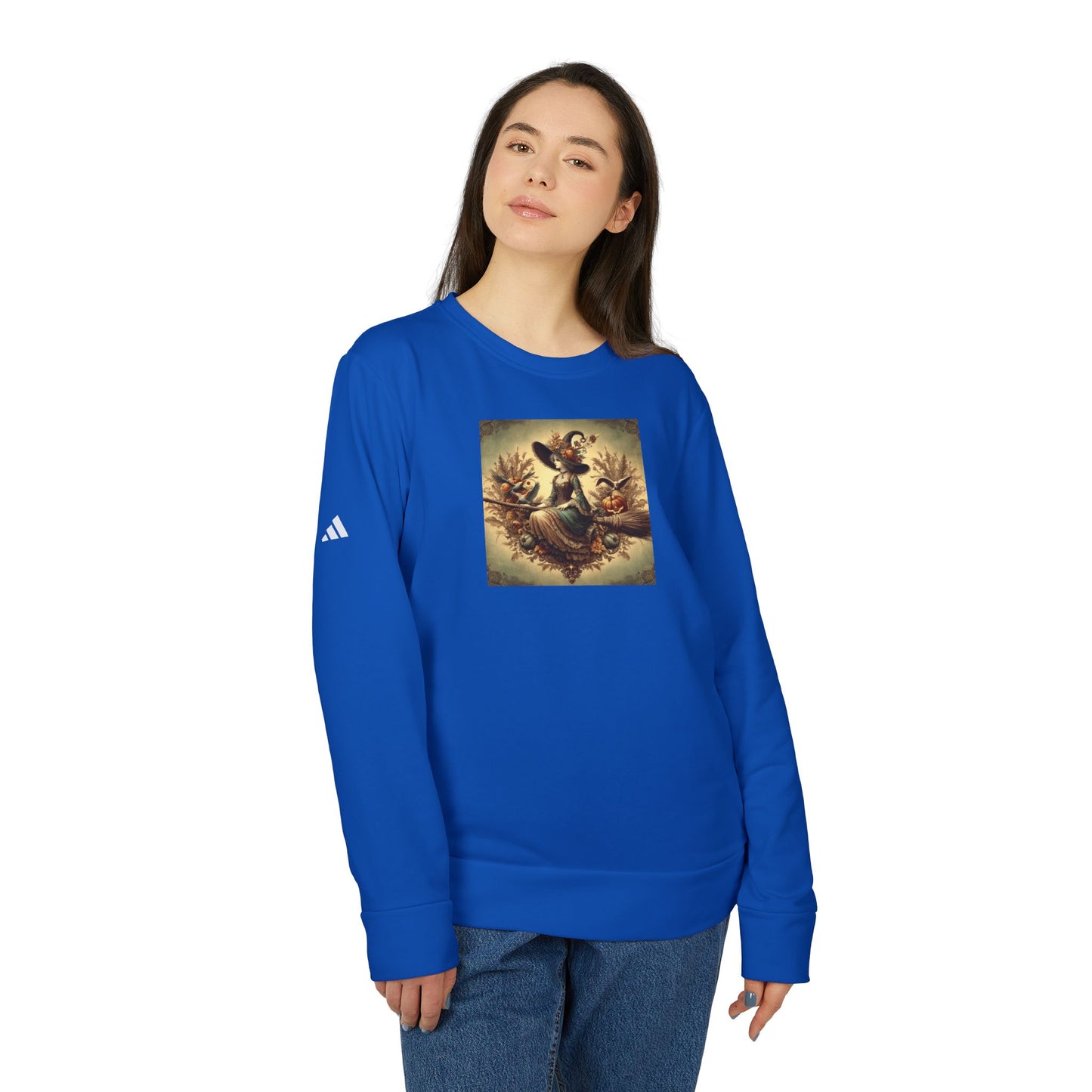 Witch Adidas® Unisex Fleece Crewneck Sweatshirt