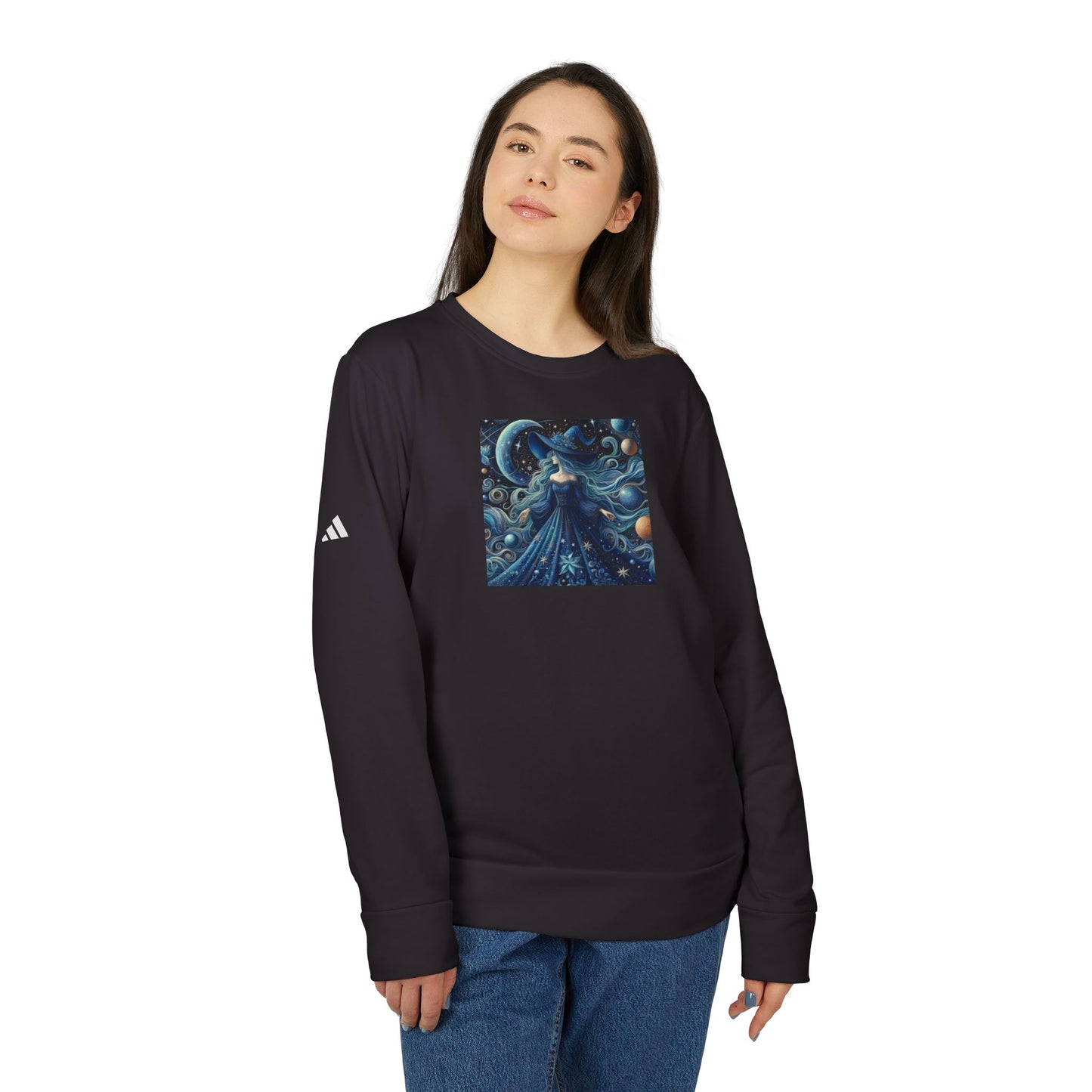 Witch Adidas® Unisex Fleece Crewneck Sweatshirt