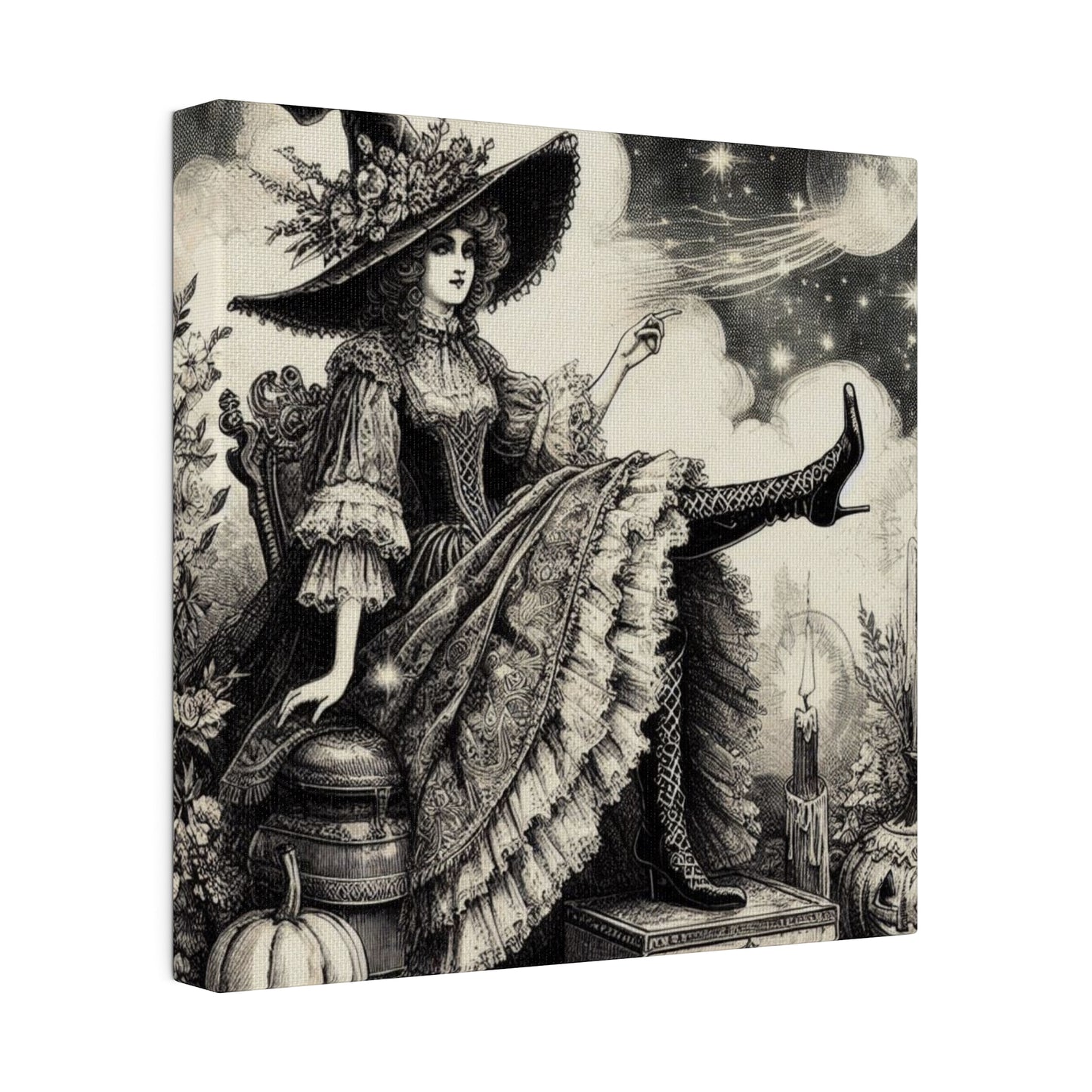 Witch Canvas, Matte Stretched, 0.75"