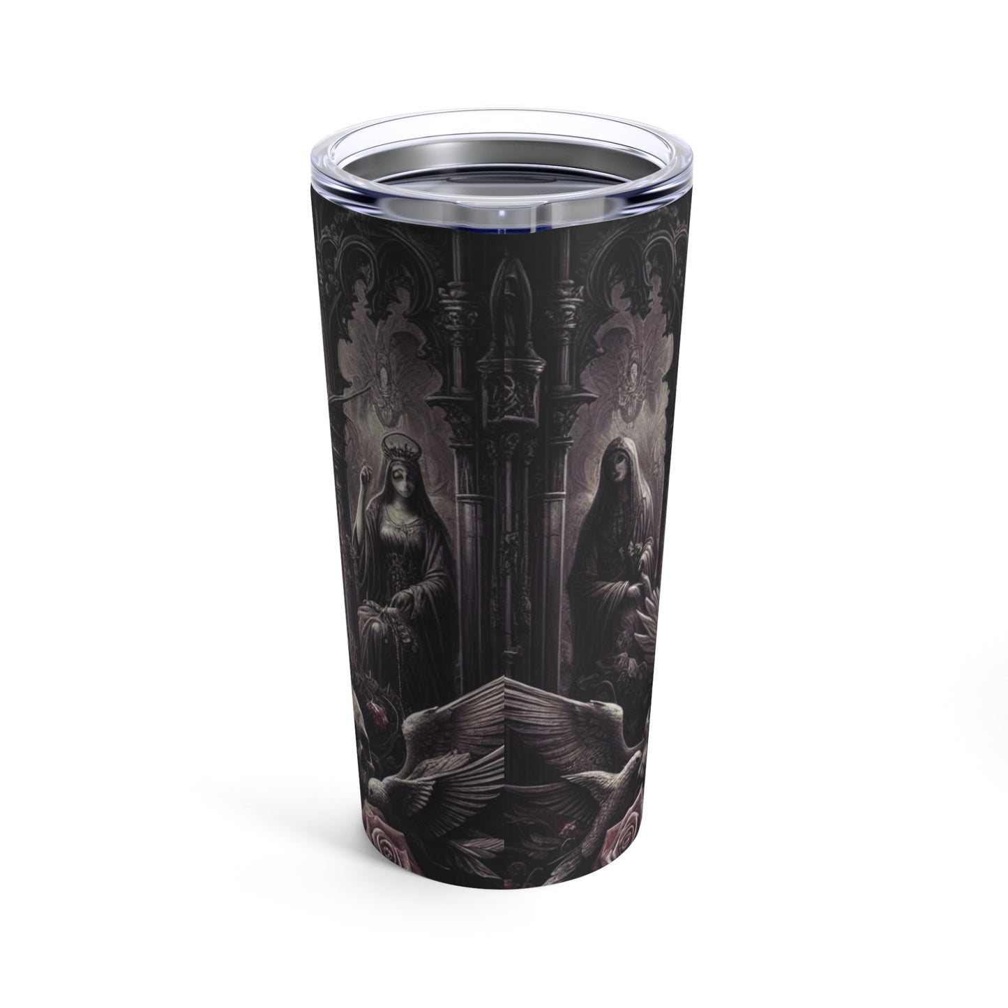 Skeleton & Roses Tumbler 20oz