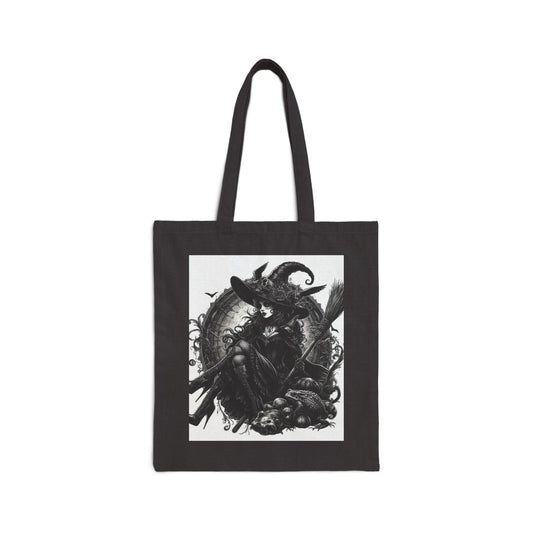 Witch Tote Bag - Cotton Canvas