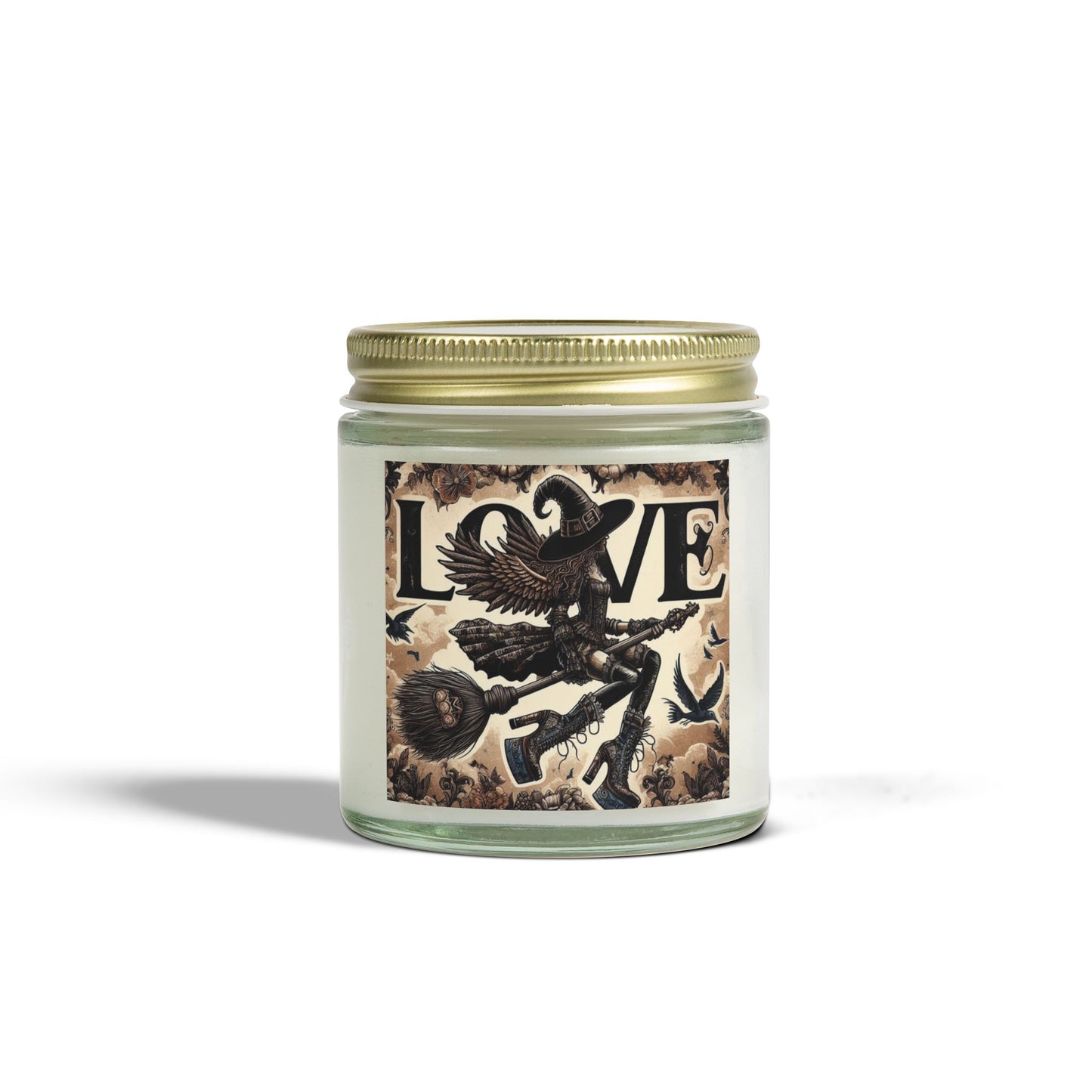 Love Witch Candles, Coconut Apricot Wax (4oz, 9oz)