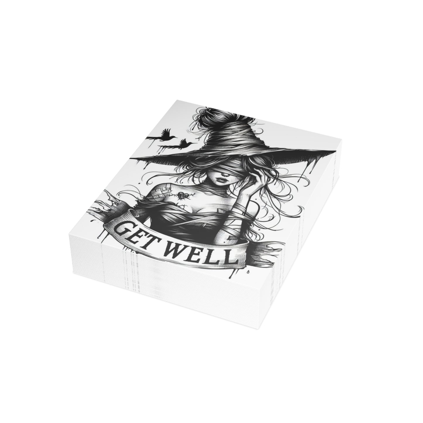 Get Well Witch Postcard Bundles